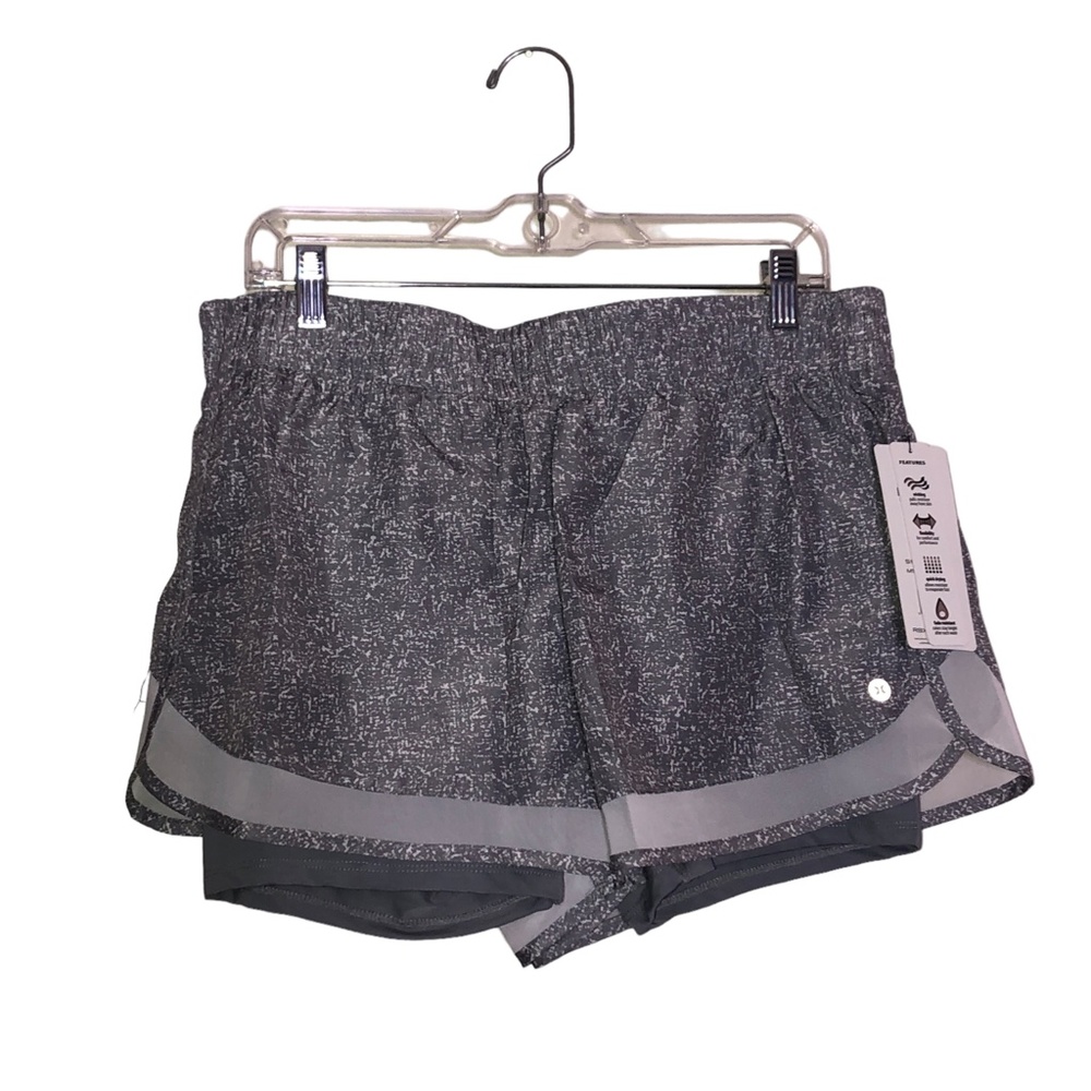 RBX Women's Athletic Shorts - Charcoal and Light Gray